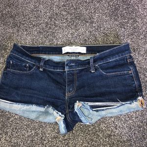 Abercrombie & Fitch Jean Shorts Dark Blue